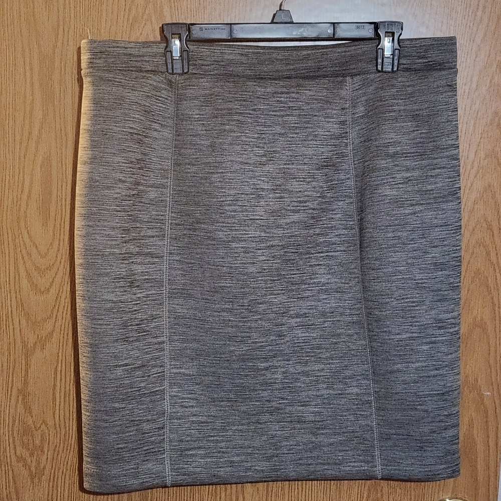 Elle Charcoal Pencil Skirt